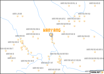 map of Wān Yāng