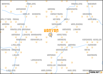 map of Wānyan