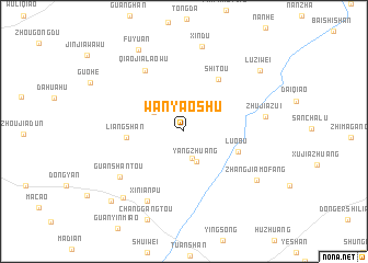 map of Wanyaoshu