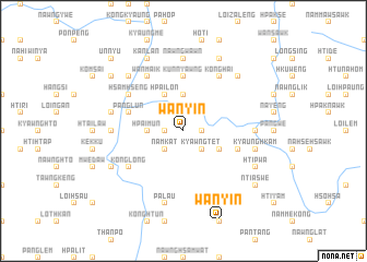 map of Wān-yin