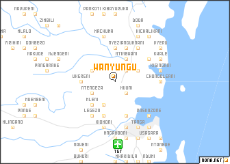 map of Wanyungu