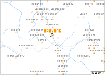 map of Wān Yūng