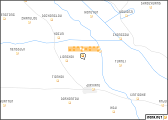 map of Wanzhang