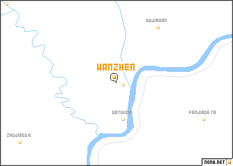 map of Wanzhen