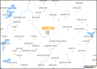 map of Wanzhi