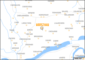 map of Wanziwu