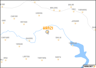 map of Wanzi