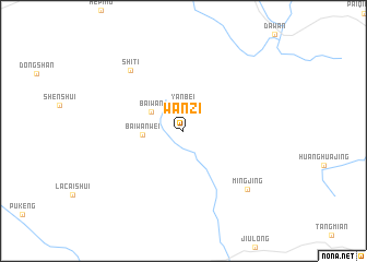 map of Wanzi