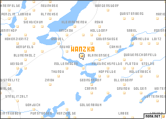 map of Wanzka