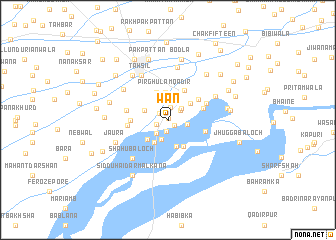 map of Wān