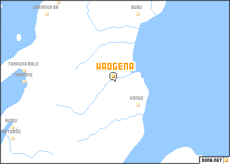 map of Waogena