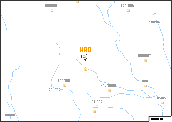 map of Wao