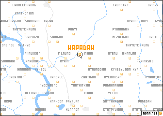 map of Wapadaw