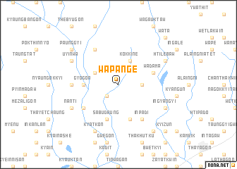 map of Wapange