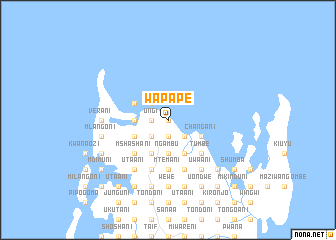 map of Wapape