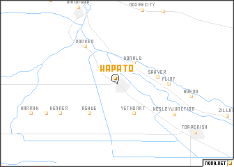 map of Wapato