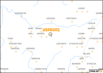 map of Wapawng