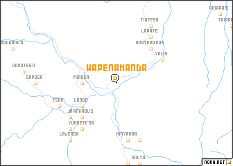 map of Wapenamanda