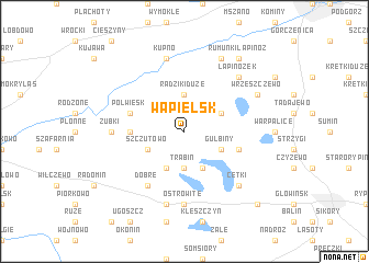 map of Wąpielsk