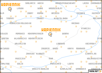 map of Wapiennik