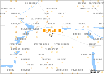 map of Wapienno