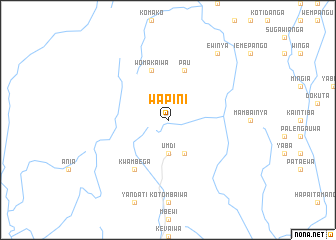 map of Wapini