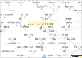 map of Waplewo Wielkie