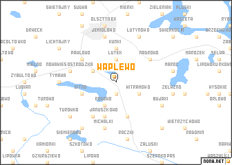 map of Waplewo