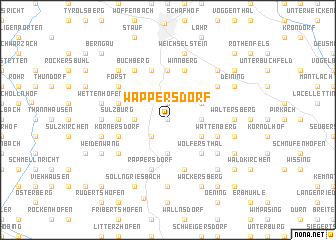 map of Wappersdorf