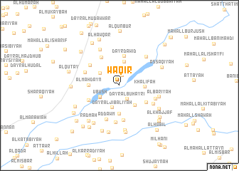 map of Wāqir