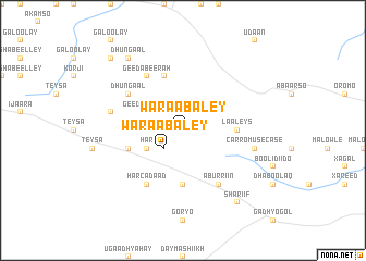 map of Waraabaley