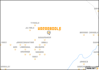 map of Waraaboole