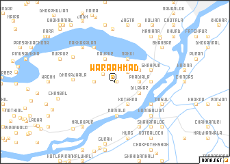 map of Wāra Ahmad