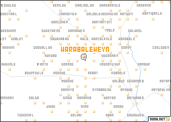 map of Warabale Weyn