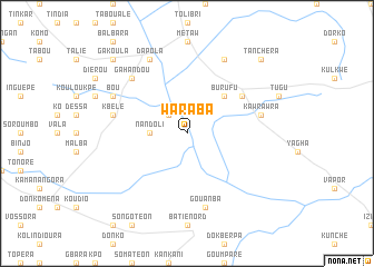 map of Waraba