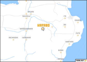 map of Warabo