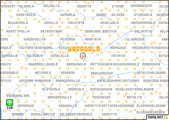 map of Waradala