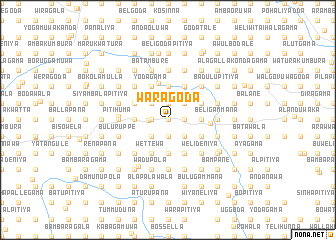 map of Waragoda