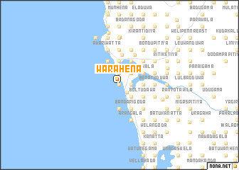 map of Warahena