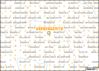 map of Warakadeniya