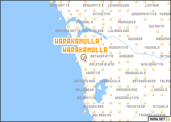 map of Warakamulla