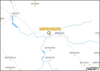 map of Warakoura