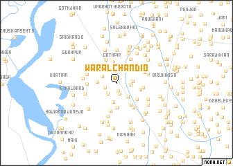 map of Waral Chāndio