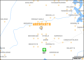 map of Warankata