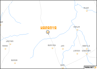 map of Waranya