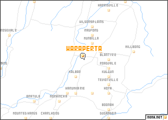 map of Waraperta