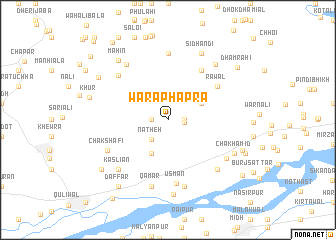 map of Wāra Phapra