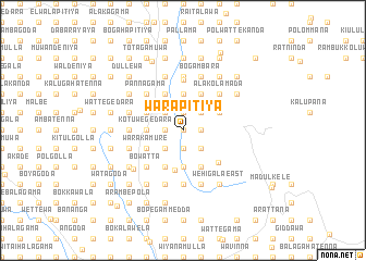 map of Warapitiya
