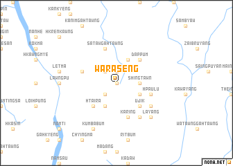 map of Waraseng