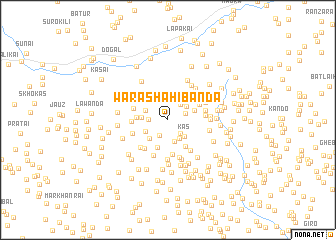 map of Wara Shāhi Bānda